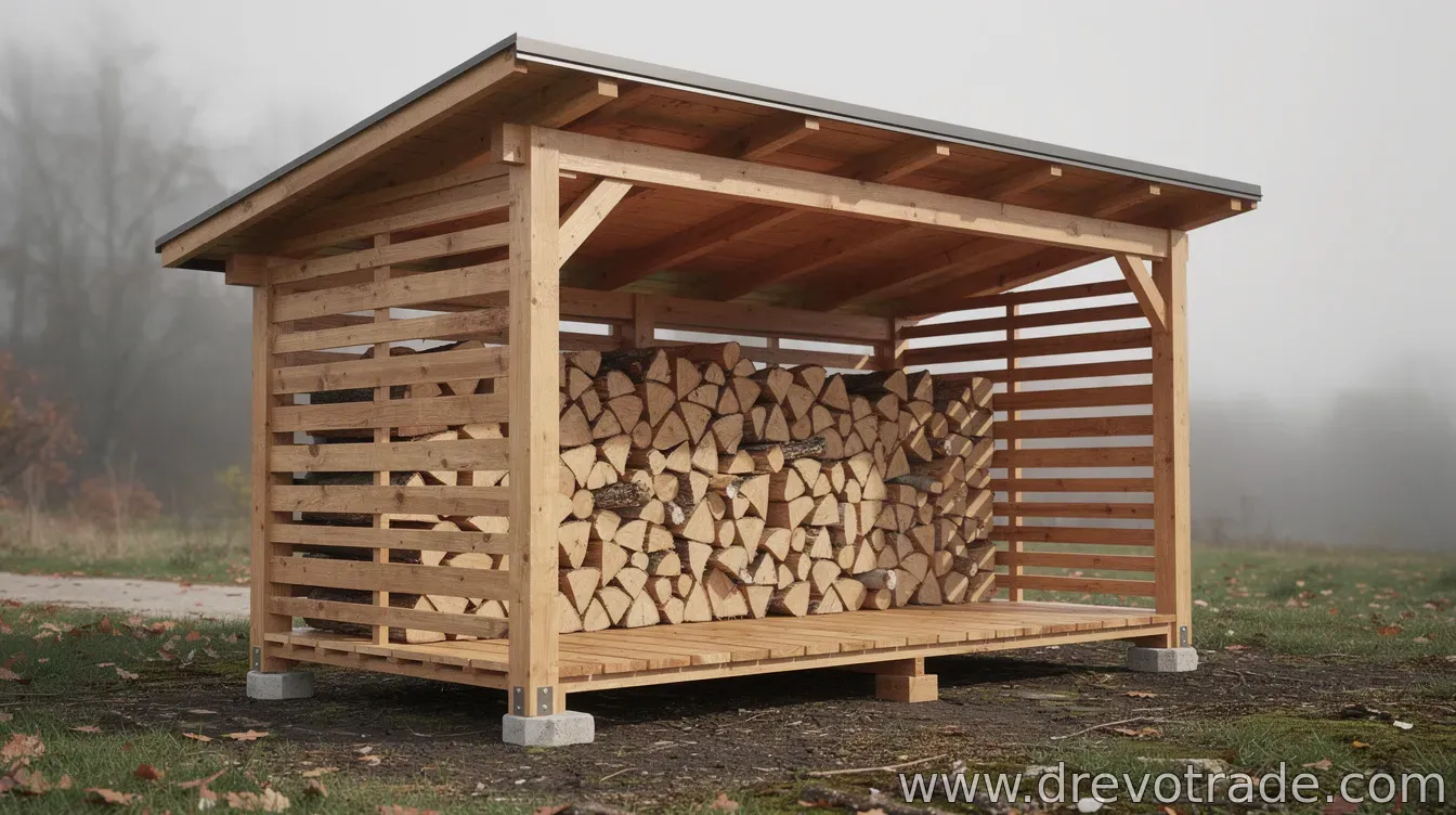Perfect Firewood Shed: Size, Ventilation, and Placement