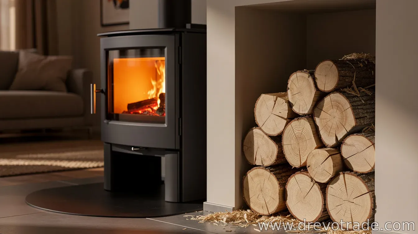 Переваги сухих дубових дров для опалення