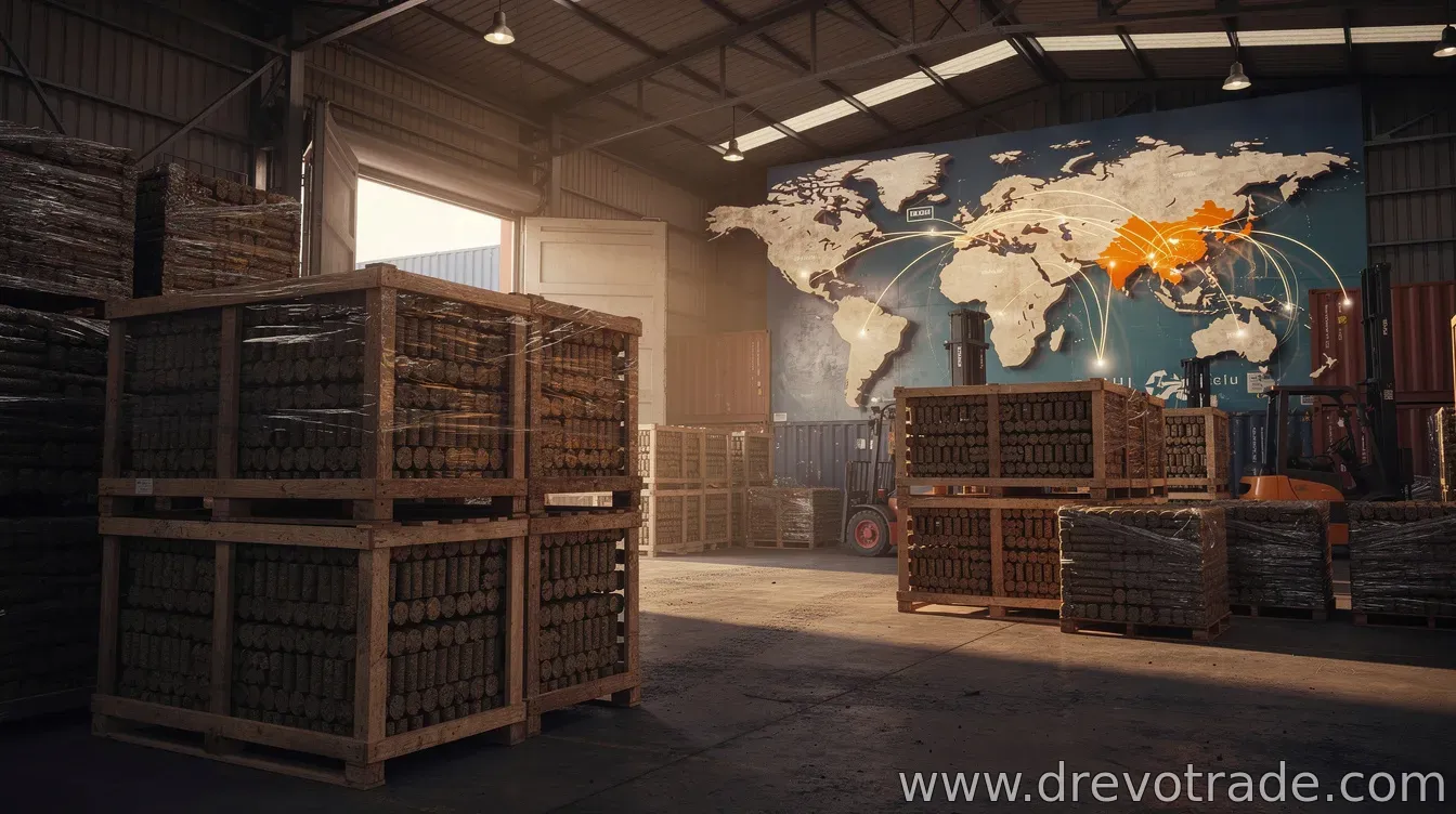 Оптовий продаж брикетів в Україні та за кордоном