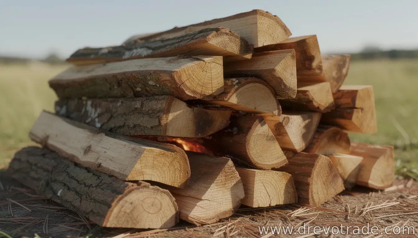 Преимущества сухих дров дуба: тепло, экономия и меньше дыма
