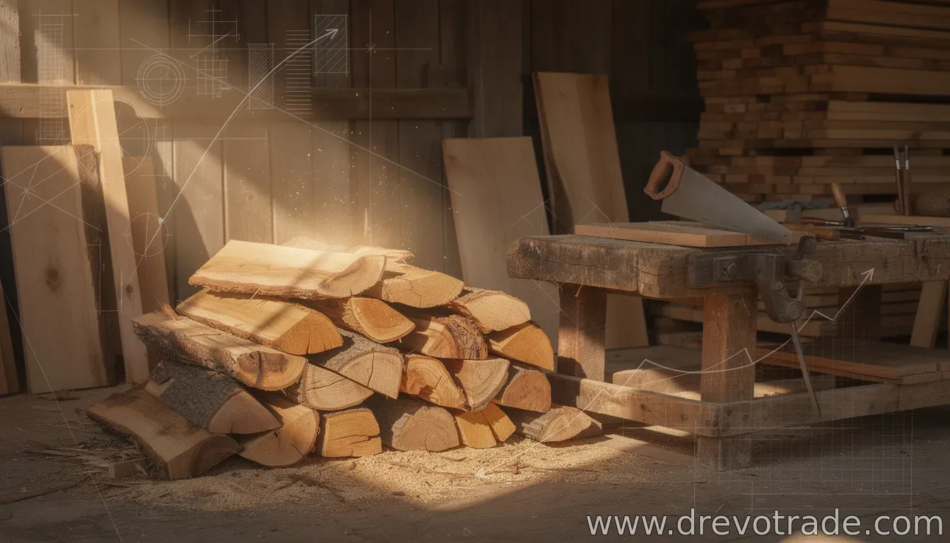 Дрова из дуба: производство и перспективы