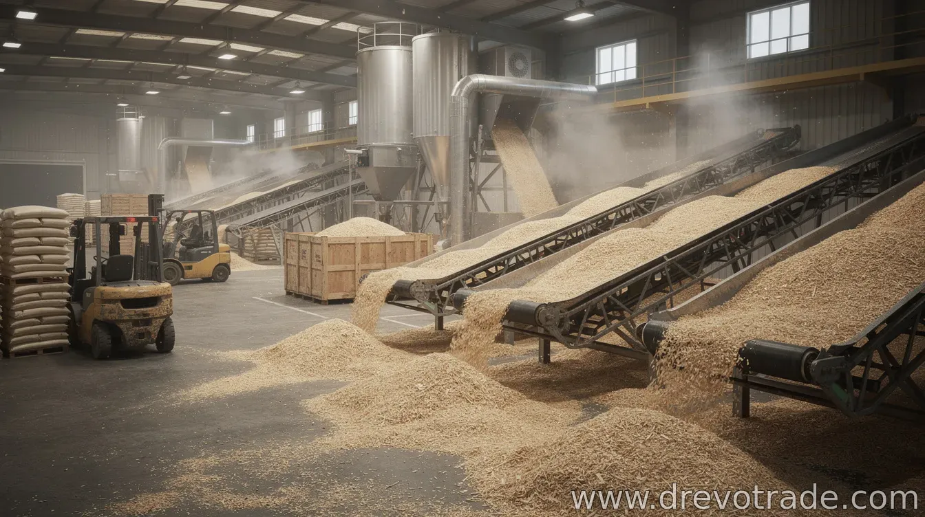 Компанія стабільно закуповує тирсу та тріску: мотивація та наслідки для ланцюга постачання